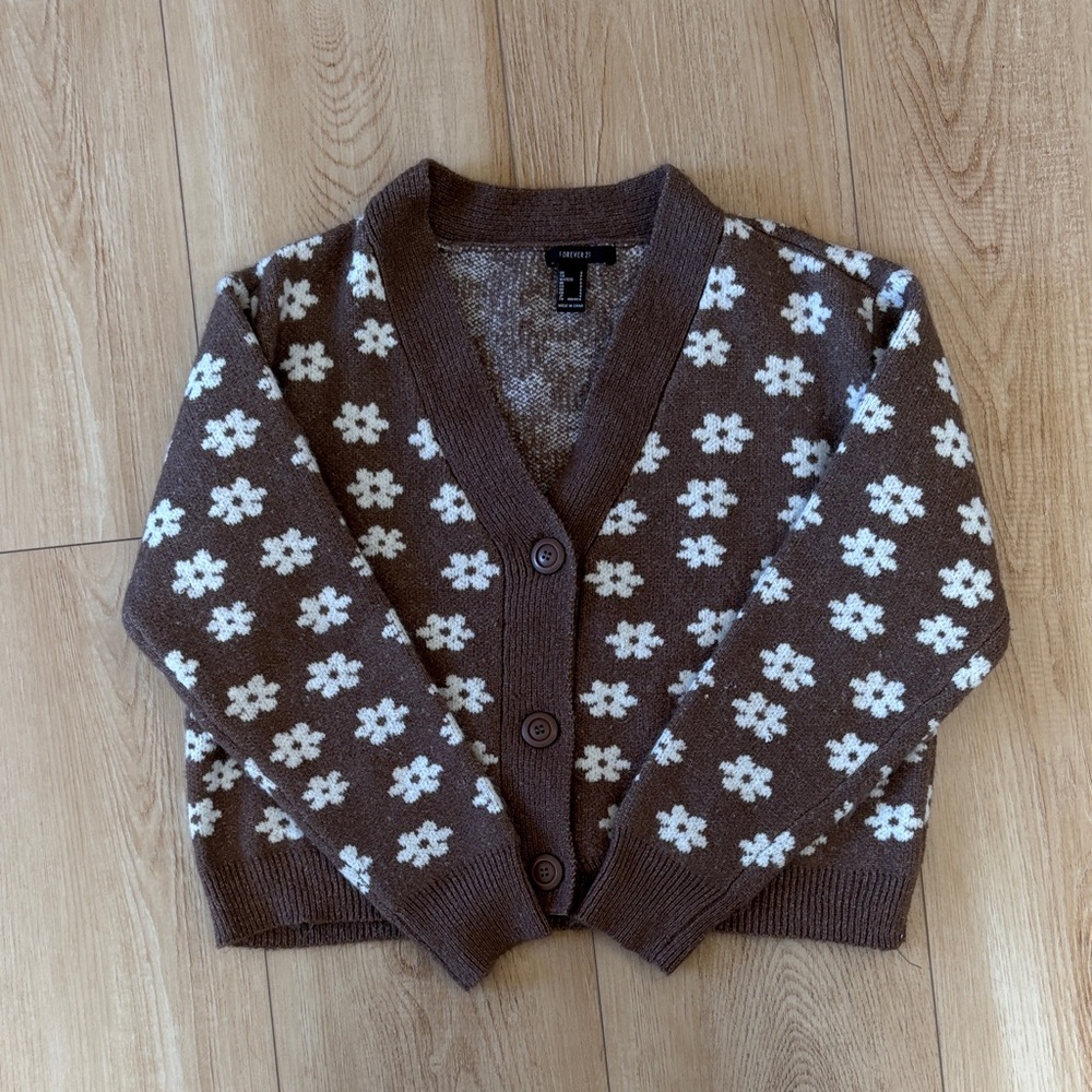 Floral cardigan